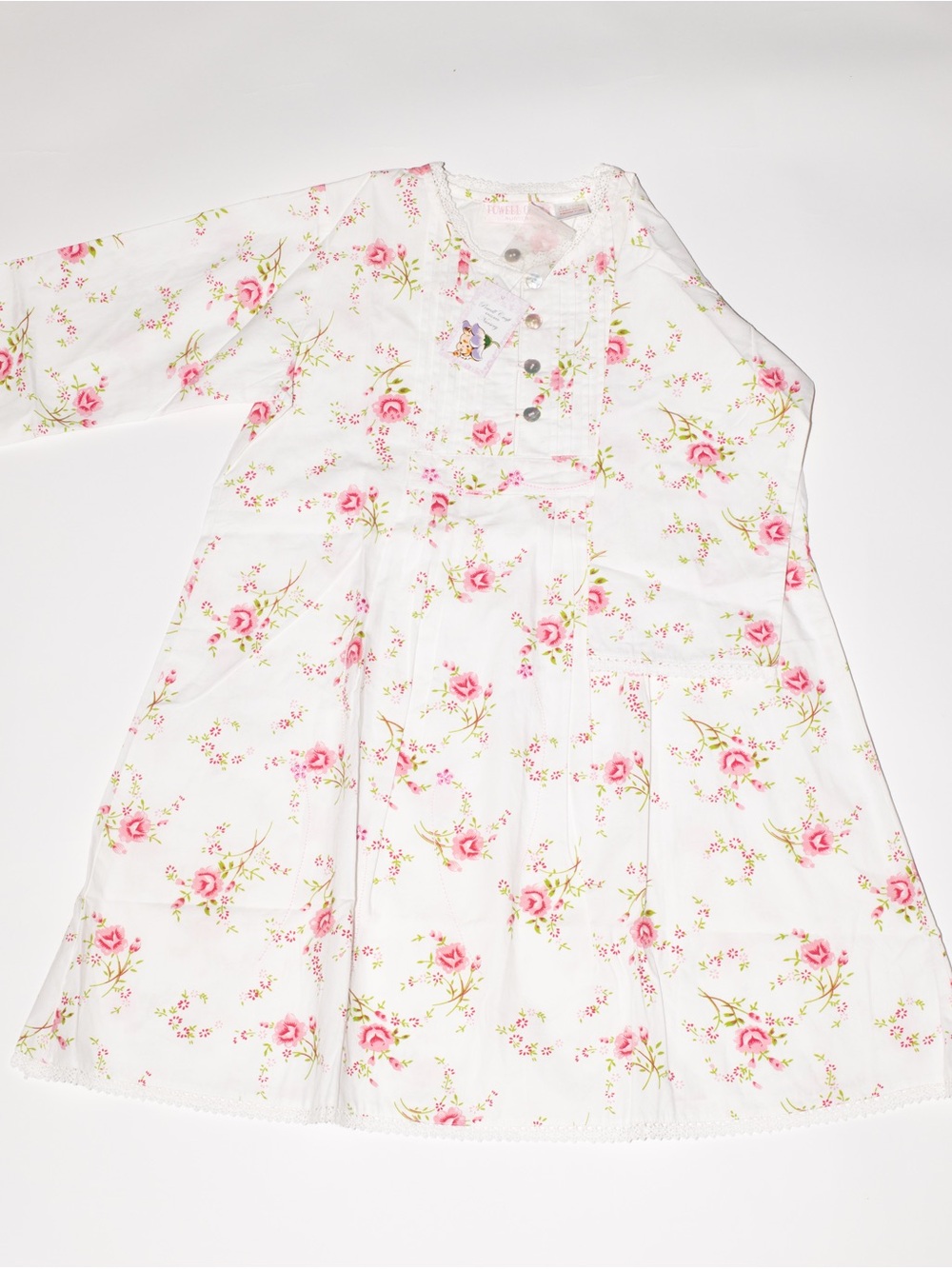 NWT Powell Craft Handmade Jenny Nightgown | Pink Floral